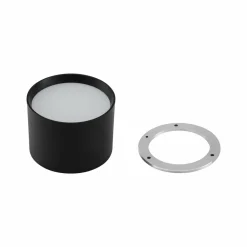 Lindby spot LED Nivoria, Ø 12 cm, noir sable, aluminium| Spots Et Projecteurs Led|Spots