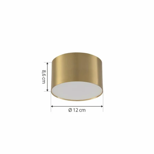 Lindby spot LED Nivoria, 11 x 6,5 cm, doré, alu| Spots Et Projecteurs Led|Spots