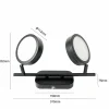 Lindby spot Neros, noir, à 2 lampes, 31,5 cm, CCT, fer| Spots Et Projecteurs Led|Spots