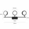 Lindby spot Neros, noir, 3 lampes, 55 cm, CCT, fer| Spots Et Projecteurs Led|Spots