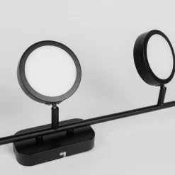 Lindby spot Neros, noir, 3 lampes, 55 cm, CCT, fer| Spots Et Projecteurs Led|Spots