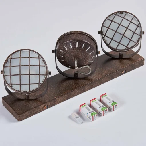 Lindby spot Tamin, couleur rouille, 3 lampes, verre, G9| Spots Et Projecteurs Led|Spots