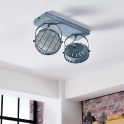 Lindby spot Tamin, gris, à 2 lampes, verre, G9| Spots Et Projecteurs Led|Spots