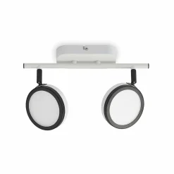 Lindby spot Vesim, blanc, à 2 lampes, 31,5 cm de long, fer| Spots Et Projecteurs Led|Spots