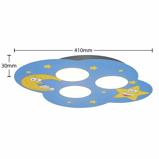 Lindby Thorke plafonnier, ciel nocturne| Plafonniers Led|Plafonniers