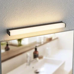 Lindby Ulisan lampe salle bain LED angles 58,8 cm| Appliques Murales Led|Appliques Murales