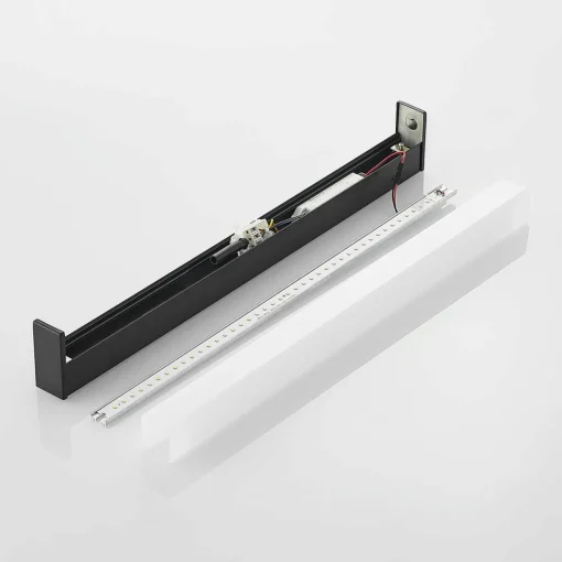 Lindby Ulisan lampe salle bain LED angles 58,8 cm| Appliques Murales Led|Appliques Murales