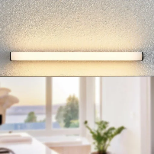 Lindby Ulisan lampe salle bain LED ronde 58,8 cm| Appliques Murales Led|Appliques Murales