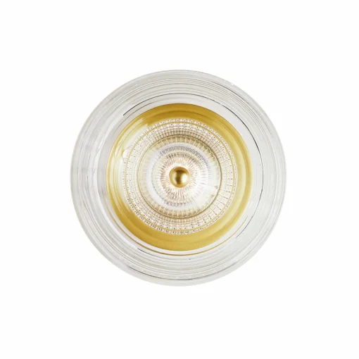 LOOM DESIGN applique murale LED Glow doré/clair Ø 16 cm acrylique| Appliques Murales Led|Appliques Murales