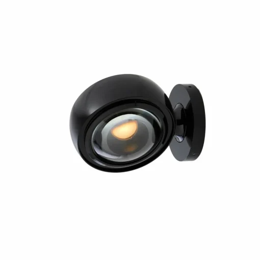 LOOM DESIGN applique murale LED Optic, noir Aluminium Ø 12 cm| Appliques Murales Led|Appliques Murales
