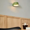 LOOM DESIGN applique murale LED Cookie, vert, aluminium, Ø 15 cm| Appliques Murales Led|Appliques Murales