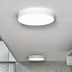 LOOM DESIGN Plafonnier LED Lucia, blanc, Ø 45 cm Aluminium| Plafonniers Led|Plafonniers