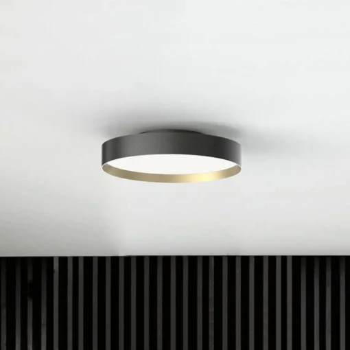 LOOM DESIGN Plafonnier LED Lucia noir/doré Ø 60 cm| Plafonniers Led|Plafonniers