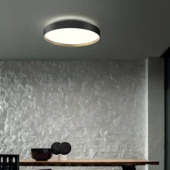 LOOM DESIGN Plafonnier LED Lucia noir/doré Ø 60 cm| Plafonniers Led|Plafonniers