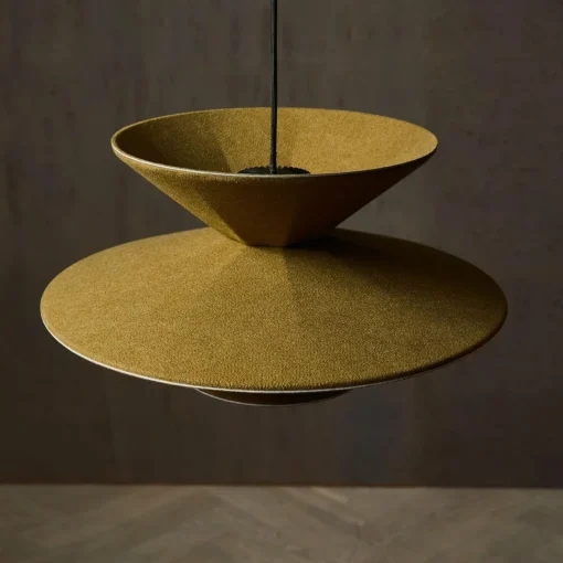 LOOM DESIGN Suspension LED Morphic, vert, feutre, Ø 50 cm| Suspensions Led|Suspensions
