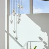 LOOM DESIGN Suspension LED Ice Ball, chrome/clair à 10 lampes| Suspensions Led|Suspensions