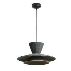 LOOM DESIGN Suspension LED Morphic, noir, feutre, Ø 50 cm| Suspensions Led|Suspensions