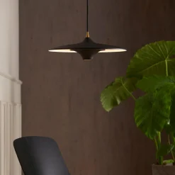 LOOM DESIGN Suspension LED Moja, Ø 42 cm, noir| Suspensions Led|Suspensions