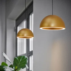 LOOM DESIGN Suspension LED Curve doré Aluminium Ø 14cm| Suspensions Led|Suspensions