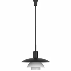 Louis Poulsen PH 5/5 noir/blanc, CCT, Bluetooth| Suspensions Led|Suspensions