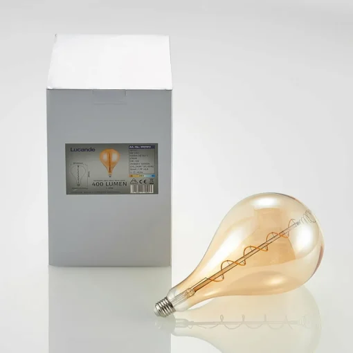 Lucande ampoule LED E27 A160 4 W 2 700 K dim ambre| Lampes Led À Intensité Variable|Ampoules Led