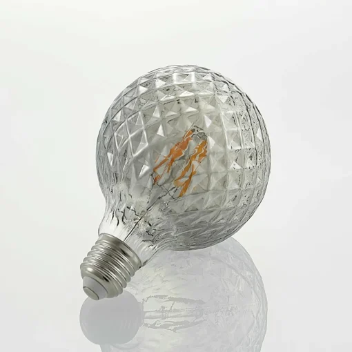 Lucande ampoule LED E27 G95 4W 1.800K dimmable smoke| Lampes Led À Intensité Variable|Ampoules Led