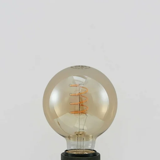 Lucande ampoule LED E27 G95 4 W 2 700 K dim ambrée| Lampes Led À Intensité Variable|Ampoules Led