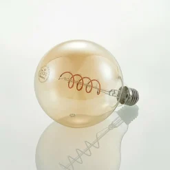 Lucande ampoule LED E27 G125 4 W 2 700 K dim ambre| Lampes Led À Intensité Variable|Ampoules Led