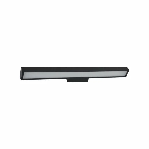 Lucande Applique murale LED pour salle de bain Zafira, noir, aluminium, 90| Appliques Murales Led|Appliques Murales