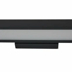 Lucande Applique murale LED pour salle de bain Zafira, noir, aluminium, 90| Appliques Murales Led|Appliques Murales