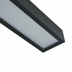 Lucande Applique murale LED pour salle de bain Zafira, noir, aluminium, 90| Appliques Murales Led|Appliques Murales
