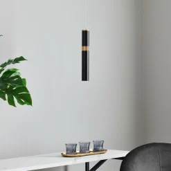 Lucande Bjarko suspension LED, à une lampe| Suspensions Led|Suspensions