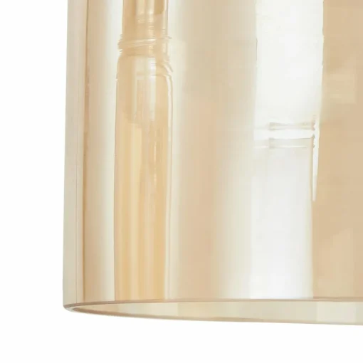 Lucande Diano suspension, ambrée, à 4 lampes| Suspensions Led|Suspensions