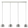 Lucande Diano suspension, gris fumée, à 4 lampes| Suspensions Led|Suspensions