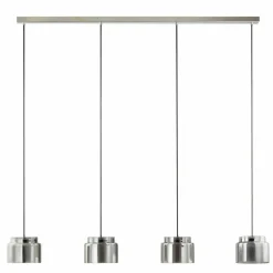 Lucande Diano suspension, gris fumée, à 4 lampes| Suspensions Led|Suspensions