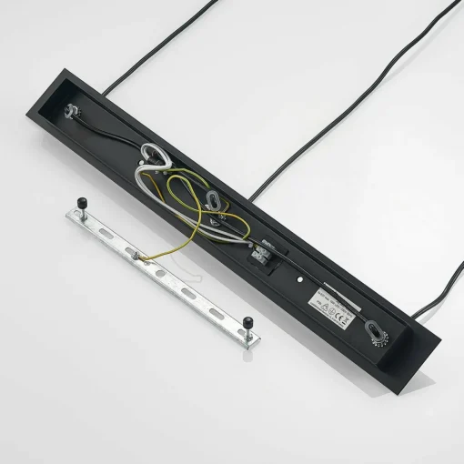 Lucande Gesja suspension 3 lampes allongée noire| Suspensions Led|Suspensions