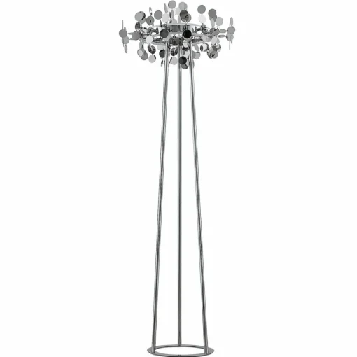 Lucande Glimmo lampadaire LED, chromé| Lampadaires Led|Lampadaires