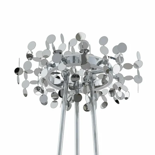 Lucande Glimmo lampadaire LED, chromé| Lampadaires Led|Lampadaires