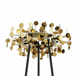Lucande Glimmo lampe à poser LED, noire, laiton| Lampes À Poser Led|Lampes À Poser Et Lampes De Table