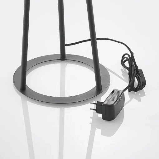 Lucande Glimmo lampe à poser LED, noire, laiton| Lampes À Poser Led|Lampes À Poser Et Lampes De Table