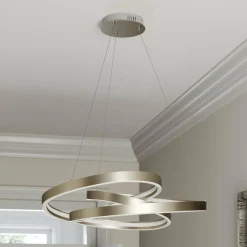 Lucande Gunbritt suspension LED, 80 cm| Suspensions Led|Suspensions