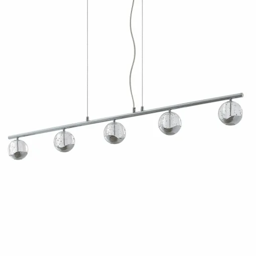 Lucande Kilio suspension LED, à 5 lampes, chromée| Suspensions Led|Suspensions