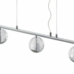 Lucande Kilio suspension LED, à 5 lampes, chromée| Suspensions Led|Suspensions