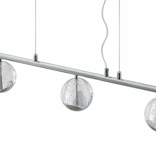 Lucande Kilio suspension LED, à 5 lampes, chromée| Suspensions Led|Suspensions