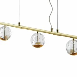 Lucande Kilio suspension LED, à 7 lampes, dorée| Suspensions Led|Suspensions