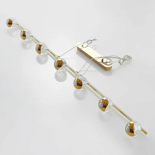 Lucande Kilio suspension LED, à 7 lampes, dorée| Suspensions Led|Suspensions