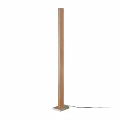 Lucande lampe sur pied LED Tamlin, hêtre, bois, 151,5 cm, 3000K| Lampadaires Led|Lampadaires