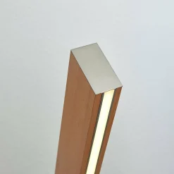 Lucande lampe sur pied LED Tamlin, hêtre, bois, 151,5 cm, 3000K| Lampadaires Led|Lampadaires