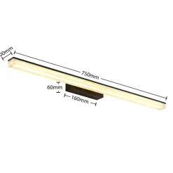 Lucande Lisana applique LED, IP44, 75 cm| Appliques Murales Led|Appliques Murales