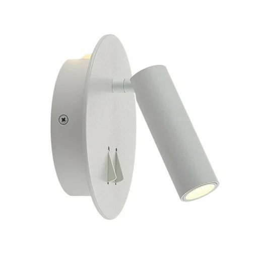 Lucande Magya Applique LED blanche ronde| Appliques Murales Led|Appliques Murales